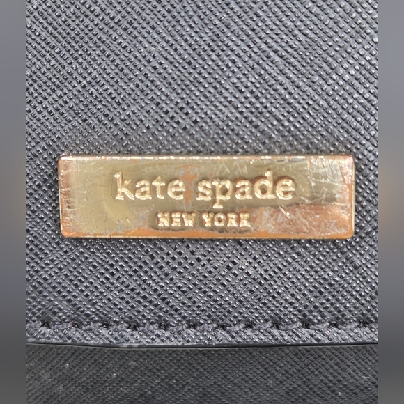 Kate Spade New York Black Shoulder Bag with Gold Chain – - Picture 5 of 15